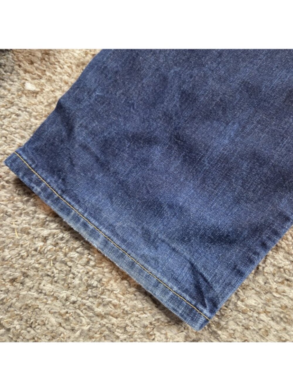 Levi's 569 Jeans Mens 38x32 Blue Loose Fit Straight Dark Wash Denim - Picture 5 of 7
